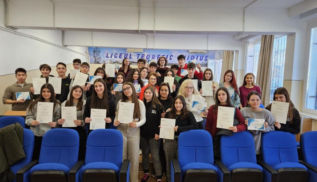 Schimburi interculturale multidisciplinare între Liceul ”Ovidius” și elevi italieni