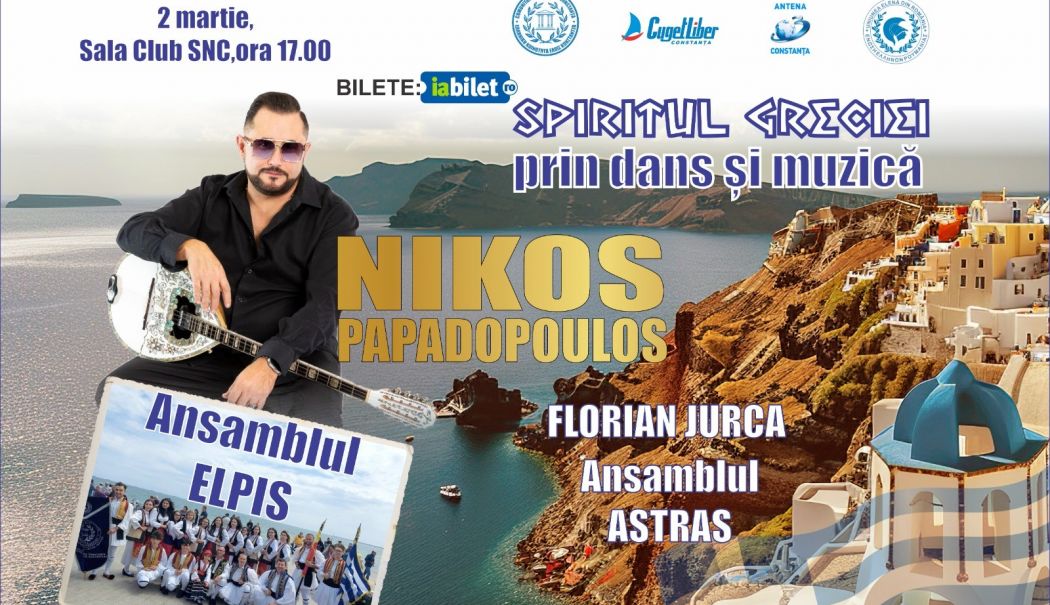 Club SNC găzduiește un spectacol de excepție. Nikolaos Papadopoulos aduce Spiritul Greciei la Constanța! - 0ad6973a9c97410cbe8f5c96c13853d4-1739608653.jpg