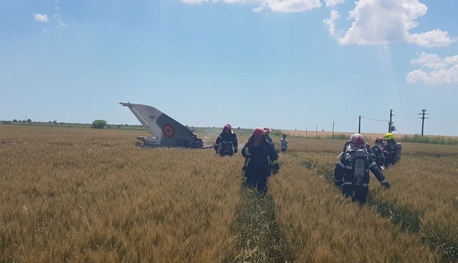 MIG PRĂBUȘIT LÂNGĂ CONSTANȚA / PILOTUL RISCĂ SĂ RĂMÂNĂ PARALIZAT. 