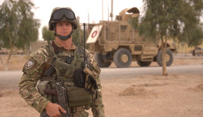 Militar din Medgidia, de ziua lui, în misiune în Afganistan. 