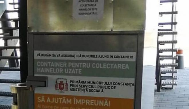 Direcția Generală de Asistență Socială nu mai primește haine la cele cinci containere din oraș - 1-1586778381.jpg