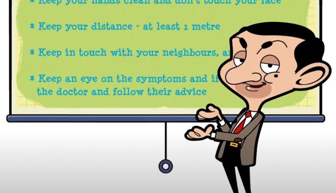 Mister Bean încurajează populația să fie în continuare vigilentă împotriva noului coronavirus - 1-1592840925.jpg