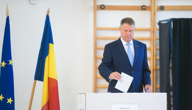 Klaus Iohannis a votat. „Avem șansa istorică de a alege un Parlament mai bun