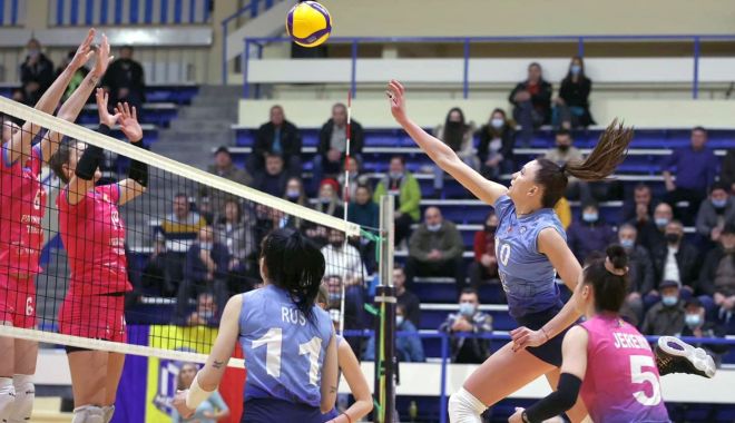 Volei / CSM Lugoj - CS Medgidia, derby-ul echipelor eliminate din cupele europene - 1-1644412963.jpg