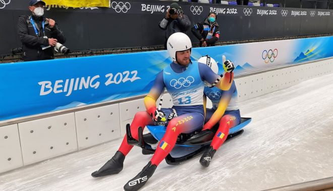 JO de iarnă 2022 / Cel mai bun rezultat ale echipei României! Marian Gîtlan și Darius Șerban, pe locul 14 la sanie, dublu masculin - 1-1644488486.jpg