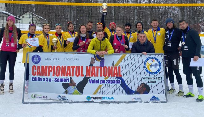 Volei / UVT Timișoara și CSU ASE București, campioane naționale la volei pe zăpadă - 1-1647780489.jpg