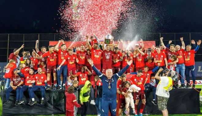 Fotbal / CFR Cluj, al cincilea său titlu consecutiv de campioană a României