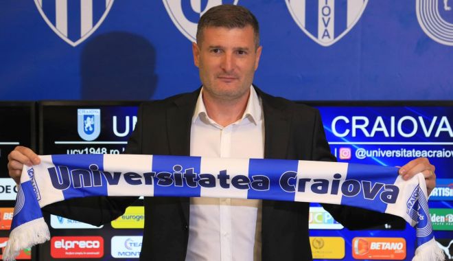 Fotbal / Laszlo Balint, noul antrenor principal al Universităţii Craiova