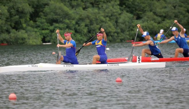 Kaiac-canoe / Echipaj românesc, calificat în două finale la Europenele de la Belgrad