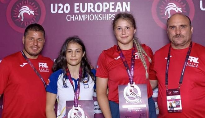 Lupte / Ana Maria Pîrvu şi Elena Irina Margaş, medaliate cu bronz la Campionatele Europene U20 de la Roma - 1-1656672049.jpg