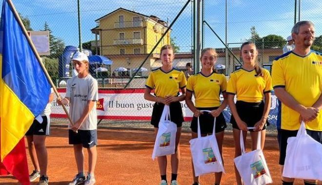 Tenis / Echipa feminină a României a învins Franța la European Summer Cup U14