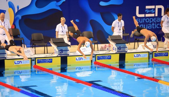 Nataţie, Europenele de juniori / Vlad Stancu, în finala de la 1.500 m liber, cu al doilea timp din serii