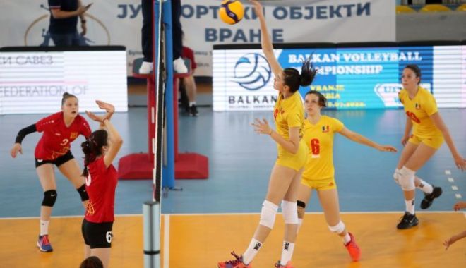 Volei / Naționala de junioare-U17 a României, prima victorie la Balcaniada din Serbia