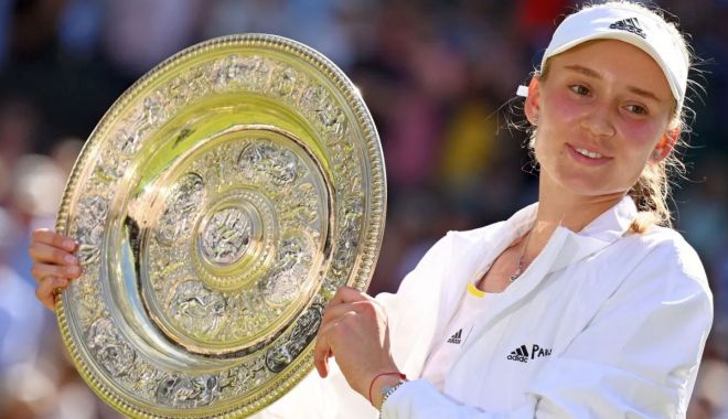 Tenis / Elena Rîbakina a câştigat finala turneului de Grand Slam de la Wimbledon - 1-1657444032.jpg