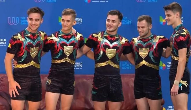 "Ziua de bronz" pentru aerobicii tricolori la Jocurile Mondiale de la Birmingham