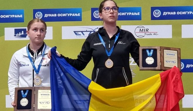 Bianca Mei-Roşu, de la LPS Constanţa, două medalii de aur la Europene