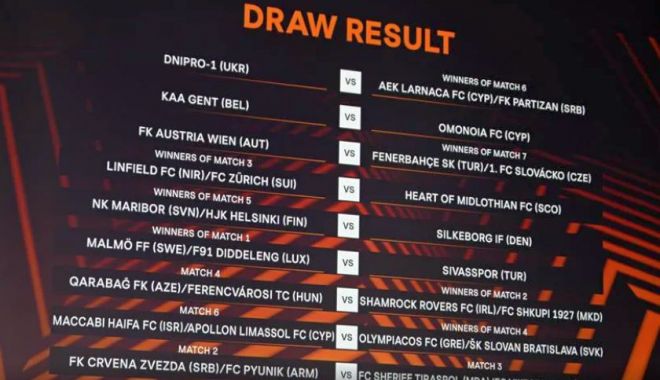 Fotbal / Tragere la sorţi. Programul meciurilor din play-off-ul Europa League - 1-1659444236.jpg