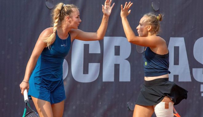 Tenis / Andreea Amalia Roşca şi Daria Astahova, campioanele turneului de la Iaşi, în proba de dublu