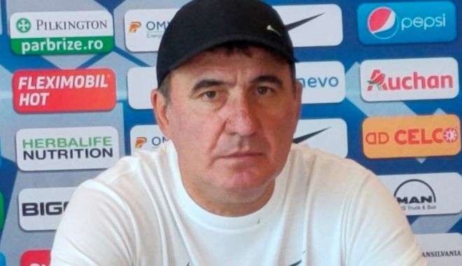 Fotbal / Hagi: „Vrem să fim prima echipă care câştigă în faţa celor de la FC Hermannstadt”