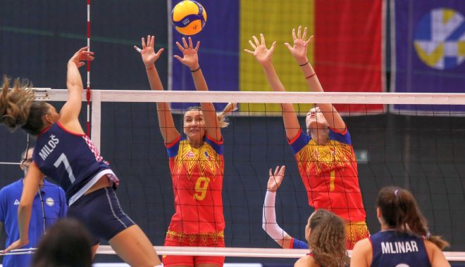 Volei / Tricolorele, fără replică în faţa Croaţiei, în preliminariile Campionatului European 2023