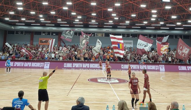 Handbal / Derby-ul Rapid - CSM Bucureşti, încheiat la egalitate. „Feroviarele” au avut avantaj de cinci goluri!