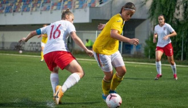 Fotbal feminin / Naţionala de junioare U19, surclasată în amicalul cu Polonia U19