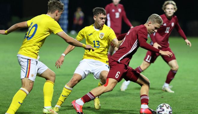 Fotbal / România U19, remiză „albă” cu Letonia U19, în preliminariile Campionatului European