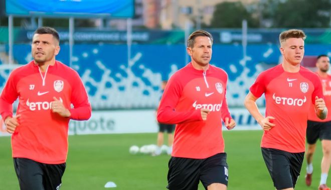 Fotbal / Slavia - CFR, în Conference League. Petrescu: „Trebuie să prindem o zi fantastică pentru a scoate un rezultat pozitiv”