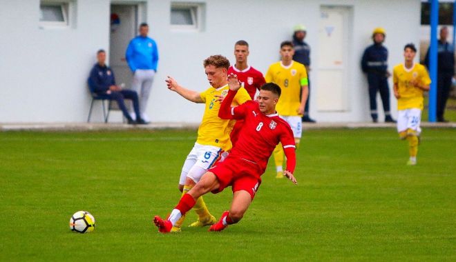Fotbal / Naţionala de juniori U18 a României, remiză în amicalul cu Serbia U18. Tricolorii au egalat pe final - 1-1666768632.jpg