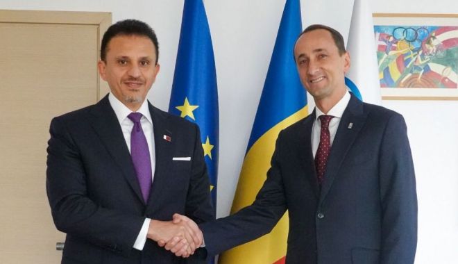 Olimpism / Întâlnire diplomatică la Casa Olimpică! Ambasadorul Statului Qatar, discuţii cu preşedintele Mihai Covaliu - 1-1667816685.jpg