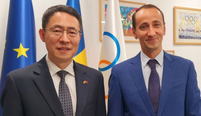 Olimpism / Președintele COSR, Mihai Covaliu, întâlnire cu ambasadorul Chinei în România - 1-1668940180.jpg