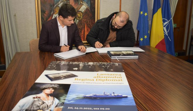 Lansare inedită a albumului „Regina Diplomat, la bordul fregatei „Regina Maria” - 1-1669365342.jpg