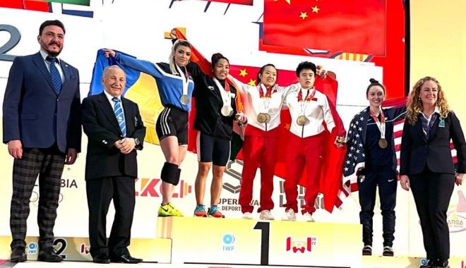 Haltere / Medalie de argint pentru Mihaela Cambei, la Campionatele Mondiale de la Bogota - 1-1670407620.jpg
