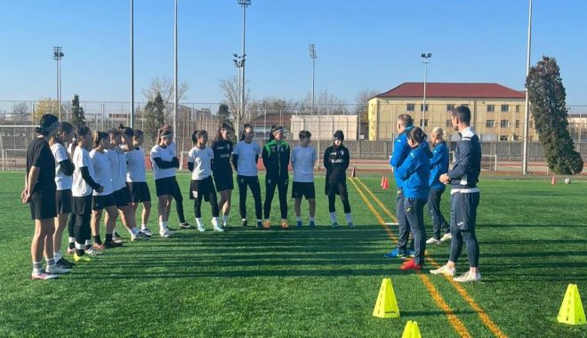 Fotbal feminin / Tricolorele U19, două meciuri amicale cu Croaţia. În lotul României, o jucătoare de la Farul - 1-1676029994.jpg