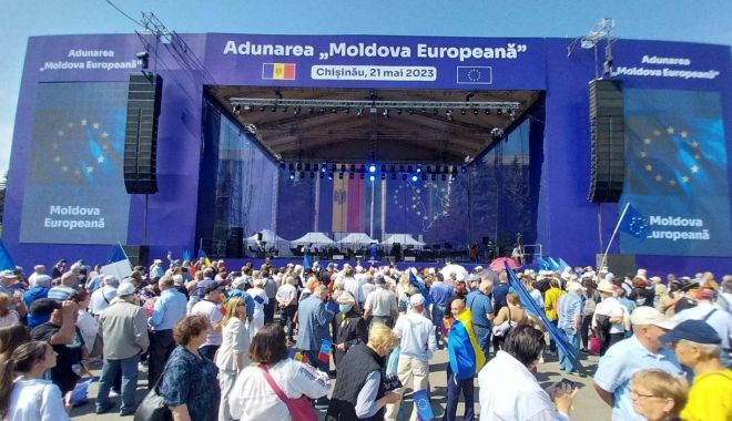 Maia Sandu: „Moldovenii sunt europeni, viitorul ţării noastre este în Uniunea Europeană”