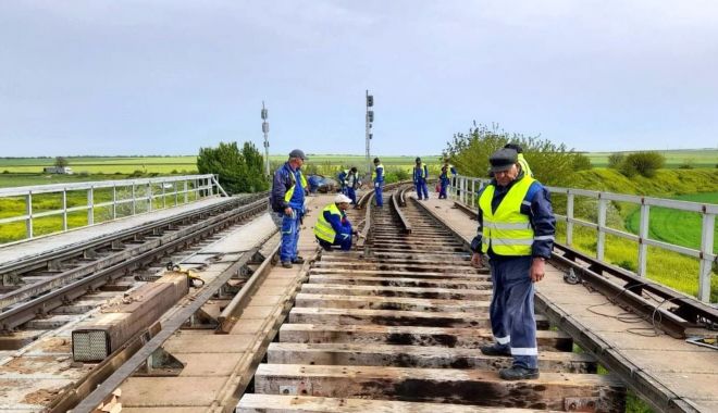 CFR Infrastructură: Circulația între stațiile Dorobanțu și Medgidia PC2, întreruptă până pe 17 iunie