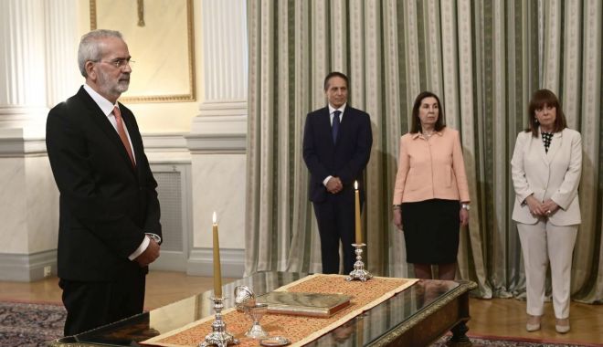 Grecia: Prim-ministrul interimar Sarmas a fost învestit, înaintea unui nou scrutin - 1-1685084646.jpg
