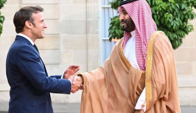 Emmanuel Macron şi prinţul moştenitor saudit cer să se pună capăt rapid vacanţei politice din Liban - 1-1687077612.jpg