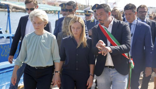 Ursula von der Leyen a prezentat un plan de urgenţă pentru a ajuta Italia în privinţa migraţiei - 1-1695020824.jpg