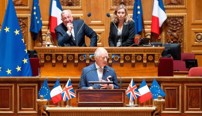 Regele Charles al III-lea susţine un nou acord franco-britanic privind clima şi biodiversitatea - 1-1695368812.jpg