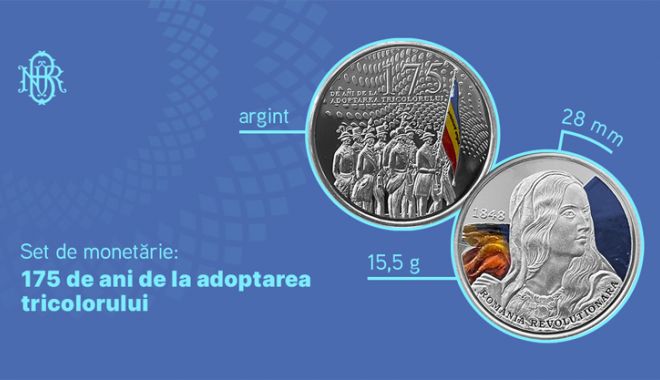 BNR lansează un set de monetărie cu tema 175 de ani de la adoptarea tricolorului - 1-1695550144.jpg