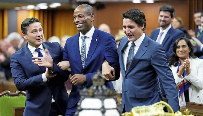 Greg Fergus, primul preşedinte de culoare al parlamentului canadian