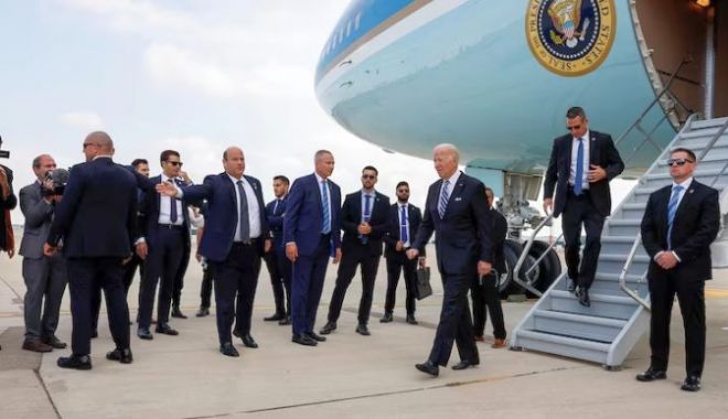 Preşedintele american susţine versiunea israeliană şi impută atacul organizaţiei Hamas - 1-1697624007.jpg