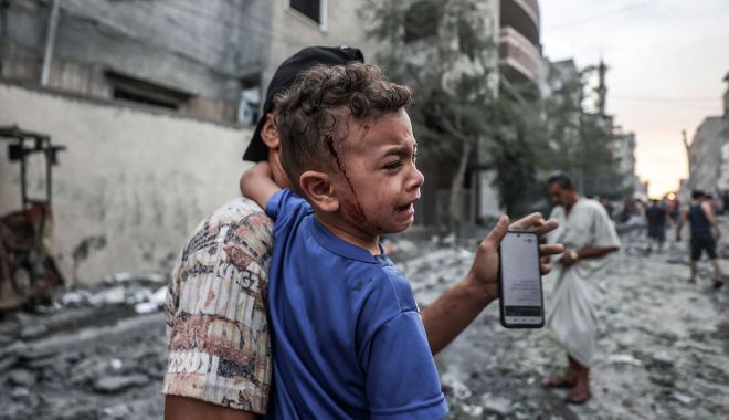 Raport cutremurător al UNICEF: 2.360 de copii morţi în contraatacurile israeliene în Fâşia Gaza - 1-1698220486.jpg