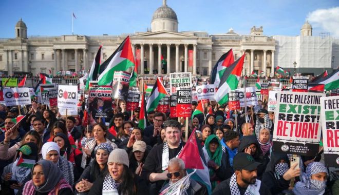Manifestaţii de sprijin pentru palestinieni, în Europa, dar şi în Iran - 1-1699174652.jpg