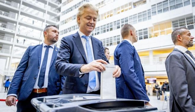 Partidul de extremă-dreapta al lui Geert Wilders, pe primul loc la alegerile din Ţările de Jos