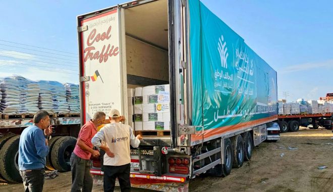 248 de camioane cu ajutor umanitar au ajuns în Gaza de la intrarea în vigoare a armistiţiului - 1-1700990572.jpg