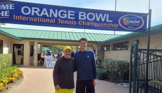 Tenismenul constănţean Luca Preda, semifinalist în turneul J300 Bradenton, de la Eddie Herr - 1-1702034904.jpg