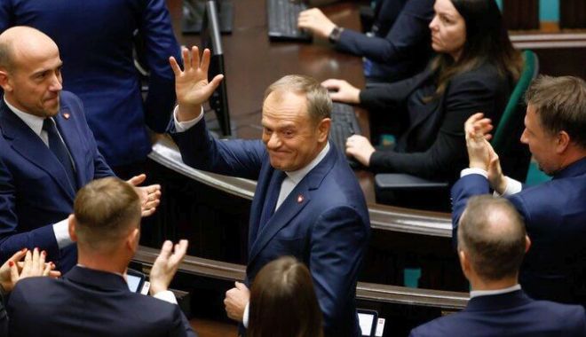 Liberalul pro-european Donald Tusk, noul premier al Poloniei