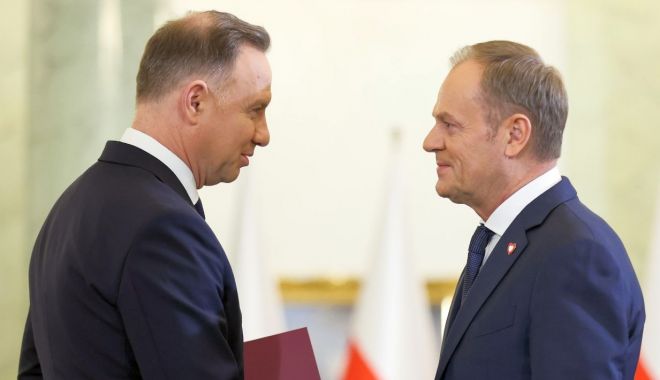 Premierul Donald Tusk îl acuză pe preşedintele Poloniei de obstrucţionarea justiţiei - 1-1704877378.jpg